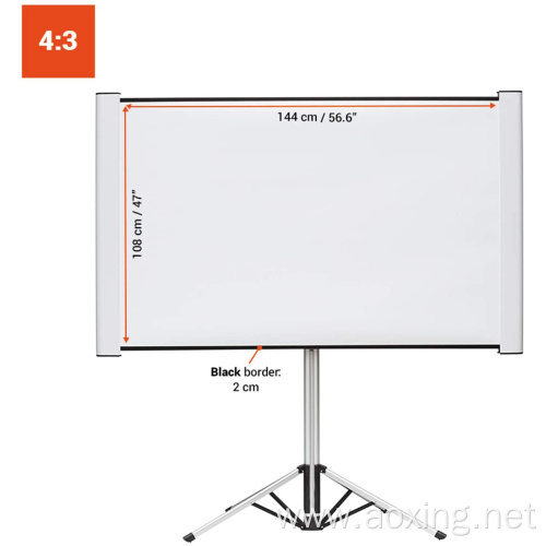 Tripod stand projection screen mobile portable outdoor